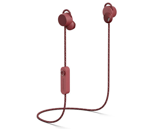 Jakan Wireless Adjustable Bluetooth Ergonomic Earphones Mulberry Red